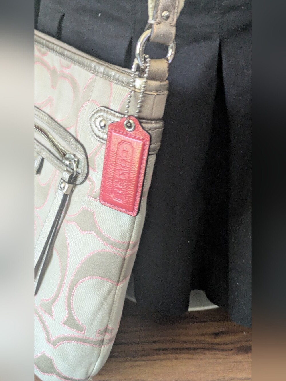 Coach Signature Canvas Shoulder /Crossbody Bag. - Picture 5 of 16